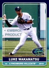 2019 Lynchburg Hillcats Grandstand #33 Luke Wakamatsu Phoenix Arizona AZ Card