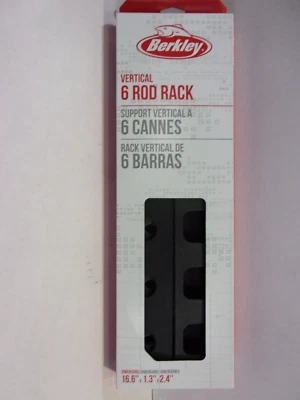 Soporte de pared vertical Berkley de 6 varillas Foto 1 de 2