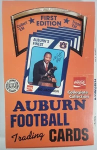 First Edition Collegiate Collection Trading Cards - Auburn Football. New in Box - Picture 1 of 4