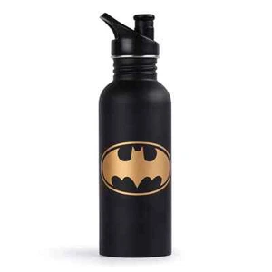 Batman Logo Water Bottle - Official 700ml Stainless Steel Canteen Water Bottle - Picture 1 of 1