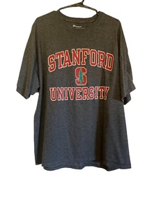 Stanford University T-Shirt by Champion Dark Gray Short Sleeve Mens XL - Picture 1 of 7