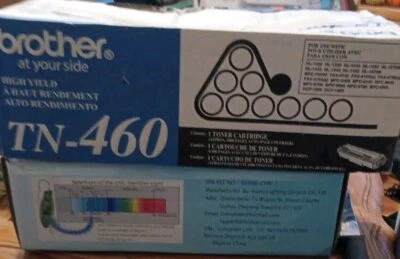 Tóner negro de alto rendimiento genuino Brother TN460 Foto 1 de 3