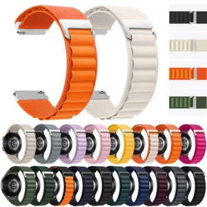 20mm 22mm Bands For HUAWEI GT2/3 PRO Samsung Watch 4/5 Nylon Watch Strap - Picture 1 of 28