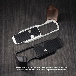Handmade Wooden handle Grip L Plate Alloy Base for Olympus E-P7 Camera Holder - Picture 1 of 62