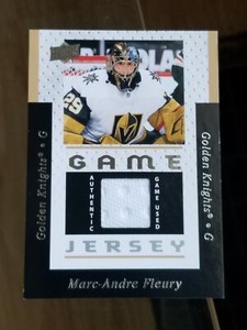 2021-22 Upper Deck Marc-Andre Fleury Game Jersey