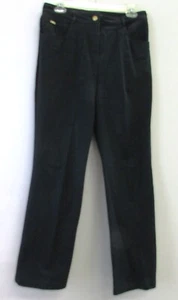 Pantalone St. John nero gamba dritta con ferramenta oro taglia 6 - Foto 1 di 5