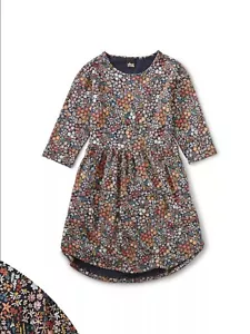 Tea Collection Everyday Mountainside Wildflower Hi-Lo Midi Dress Size 3 or 4 $43 - Picture 1 of 2