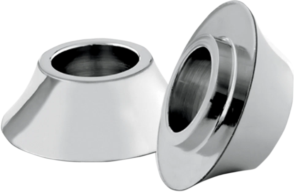 Espaciadores de eje delantero cónicos cromados RC Comp 08-21 Harley Touring sin ABS HD-SPCR2C Foto 1 de 1