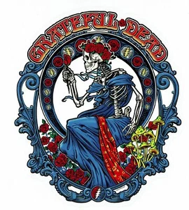 2- PACK GRATEFUL DEAD & COMPANY STICKER ROCK & ROLL WEED POT MARIJUANA STICKERS - Picture 1 of 1