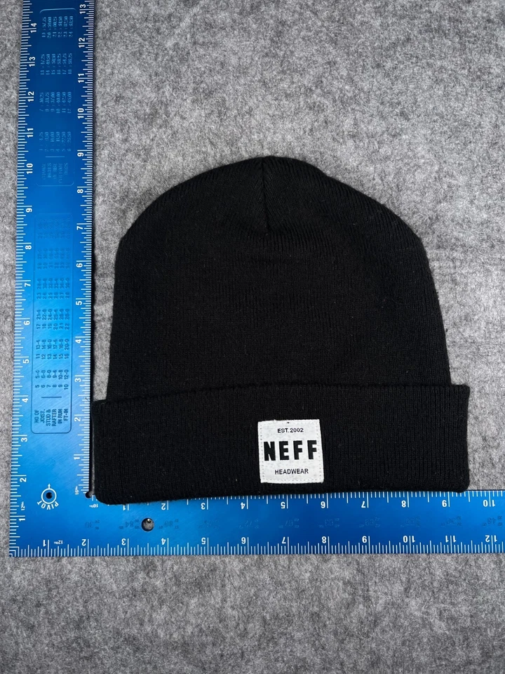 NEFF Puño Gorro Toque Adulto Talla Única Negro Tejido 100% Acrílico Snowboard Nieve Esquí Foto 1 de 4