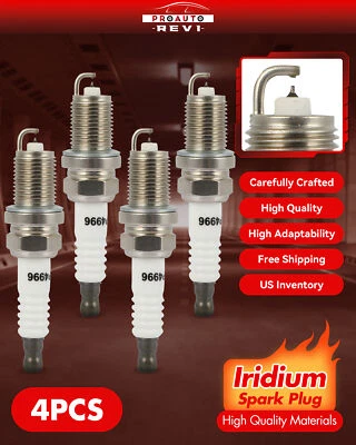 Pack 4 Iridium Spark Plugs For 00-2005 Toyota MR2 Spyder Toyota Celica 1.8L L4 - Image 1 of 4