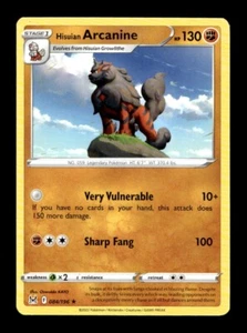 Juego de cartas coleccionables Pokémon - Hisuian Arcanine - 084/196 - Mazo exclusivo - Casi como nuevo - Imagen 1 de 2