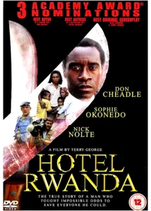 Hotel Rwanda DVD Don Cheadle Nick Nolte Sophie Okenedo R2 Brand New Sealed - Picture 1 of 1