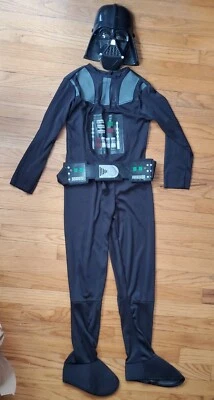 Star Wars Darth Vader Boys Size Medium M 8-10 Jumpsuit & Mask Costume (NO CAPE) - Image 1 of 3