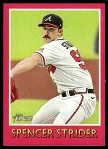 2024 Topps Heritage 1975 Baseball Sensations Spencer Strider Atlanta Braves - Picture 1 of 2