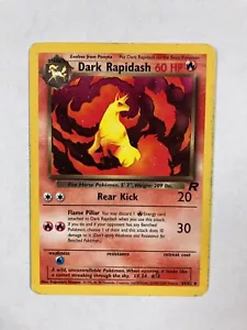 Pokémon GCC Dark Rapidash 44/82 Carta Razzo Squadra - Foto 1 di 1