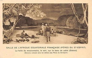 Gabon - The missionary's stopover, in the evening, on a sandbank - Room of the A - Picture 1 of 2