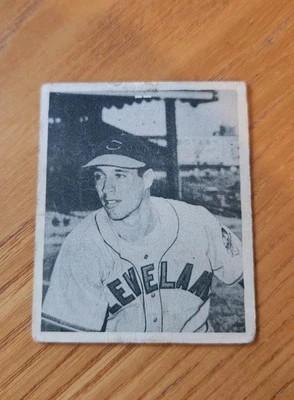 1948 Bowman # 5 Bob Feller Cleveland Indians Muito Bom- Muito Bom+ - Imagem 1 de 2