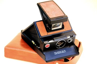 Tres Beau POLAROID sx70 Modele 3 Havane non testé ! - Photo 1/4