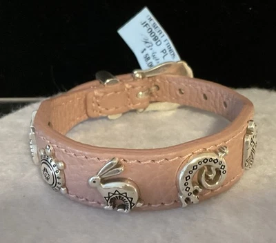 ЮГО-ЗАПАД MAGIC! НОВЫЙ С ЯРЛЫКАМИ BRIGHTON ПУСТЫНИ ДРУЗЕЙ КОЖАНЫЙ БАНДИТ БРАСЛЕТ РОЗОВЫЙ ПЕСОК - Изображение 1 из 4