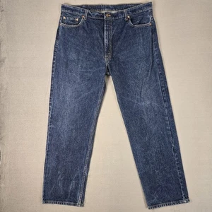 Jeans Levi’s 505 de Colección Años 90 para Hombres 44x32 Azul Lavado Oscuro Denim Recto Hechos en EE. UU. - Imagen 1 de 10