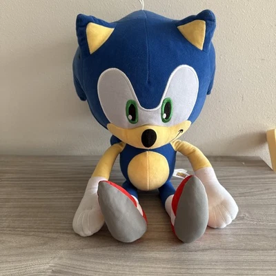 12" SONIC the Hedgehog Plush Figure Toy Factory SEGA Stuffed Animal - Image 1 of 4