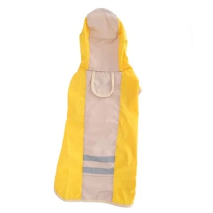 Dog Raincoat Waterproof Adjustable Pet Rain Jacket With Safety Reflective DY9 - Picture 1 of 12