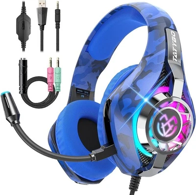 Tatybo XW1 Gaming Headset for PS4 PS5 Xbox one Switch with Noise Canceling Mic - Image 1 of 4