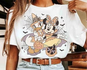 Camiseta Minnie Daisy Halloween Niñas Solo Quiero Divertirte Unisex Adulto Niño 140710 - Imagen 1 de 10