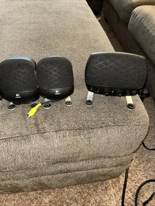 Logitech Z-640 Channel Volume Center Controller Pod Speaker With 4 Speakers - Picture 1 of 9