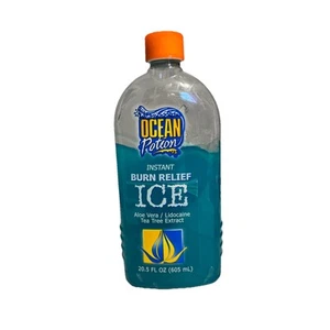 Ocean Potion Instant Burn Relief Ice Aloe Vera Tea Tree 20.5 oz - Picture 1 of 2