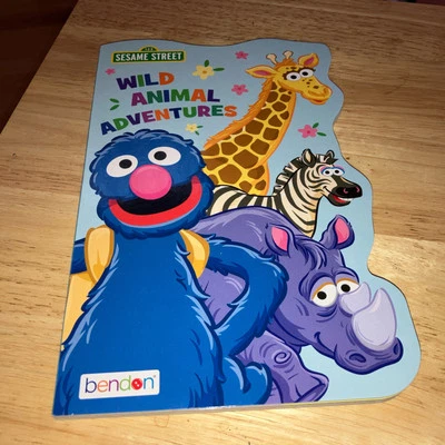 Sesame Street Wild Animal Adventures Hardcover Free Shipping - Image 1 of 4