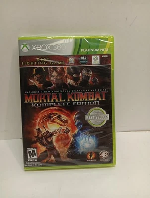 Mortal Kombat Komplete Edition Xbox 360 Platinum Hits Brand New Factory Sealed - Image 1 of 4