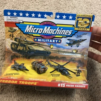 Vintage 1996 Micro Machines Terror Troops #15 Recon Raiders- NEW - Image 1 of 4