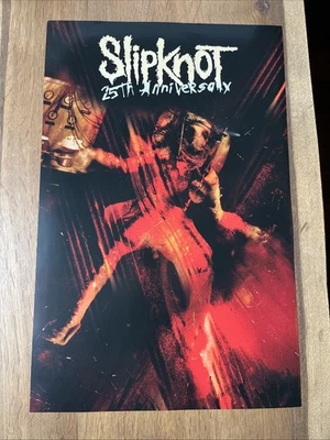 25th Anniversary SLIPKNOT poster lobby size 11x17 - Image 1 of 2