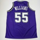 Autographed/Signed JASON WILLIAMS Sacramento Purple Jersey PSA/DNA COA Auto