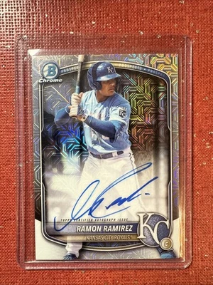 2025 Bowman Chrome Mega Ramon Ramirez Mojo Autograph #BMA-RR - Image 1 of 3