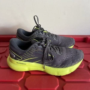Brooks Glycerin 20 Running Shoes Womens 8 Black Green Athletic 1203691B012 - Picture 1 of 8