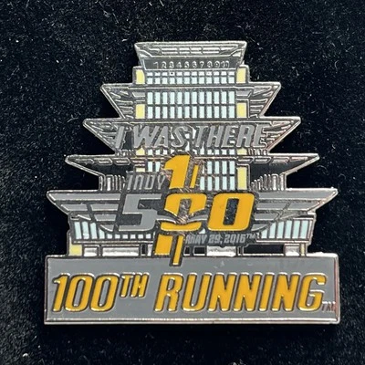 Indy 500 100th Indianapolis 500 I Was There Pagoda Pin - Image 1 of 3