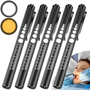 EDC Pluma Médica Recargable Pluma de Bolsillo Luz 2 Modos de Luz para Doctor Enfermera - Imagen 1 de 19