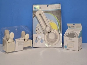 4 Paper Cutters By Martha Stewart Border Punchs Large Circle & Deco Shell - Picture 1 of 4