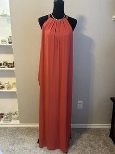White House Black Market Maxikleid rot 10 - Bild 1 von 11