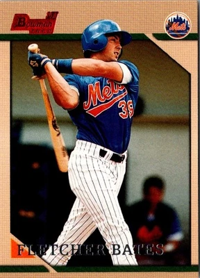 1996 Bowman Fletcher Bates #359 New York Mets Baseball Card - Image 1 of 2