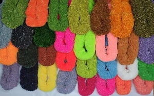 NEW AGE CHENILLE MEDIUM SIZE #2 72 YARDS SKEIN Fly & Jig Tying - Picture 1 of 93