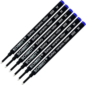 SCHMIDT 6er Pack - Blau 888 Medium Tintenrollermine - Bild 1 von 12