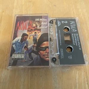 NWA 100 Miles And Runnin’ Cassette Tape EP OG 1990 Rap Hip-Hop RARE USA IMPORT - Picture 1 of 3