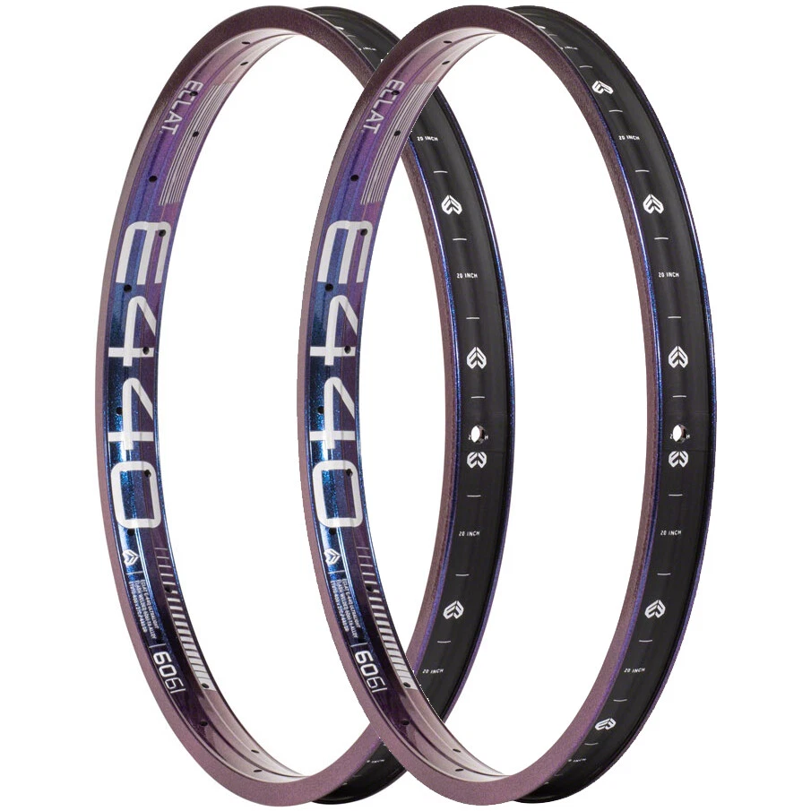 PAR de aros ECLAT BMX E440 20" ROXO GALÁCTICO - Imagem 1 de 1