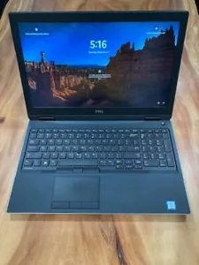 Dell Precision 7530 Workstation i7-8850 50GB RAM 512GB SSD Windows 11 Pro VR15 - Picture 1 of 9