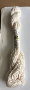 Soie d'Alger Blanc (white) 7 ply Silk Floss 45 yard Skein - Picture 1 of 1