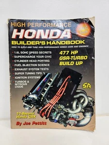 High Performance Honda Builders Vol. 1 Handbook Joe Pettitt VTEC GSR TURBO SA49 - Picture 1 of 4